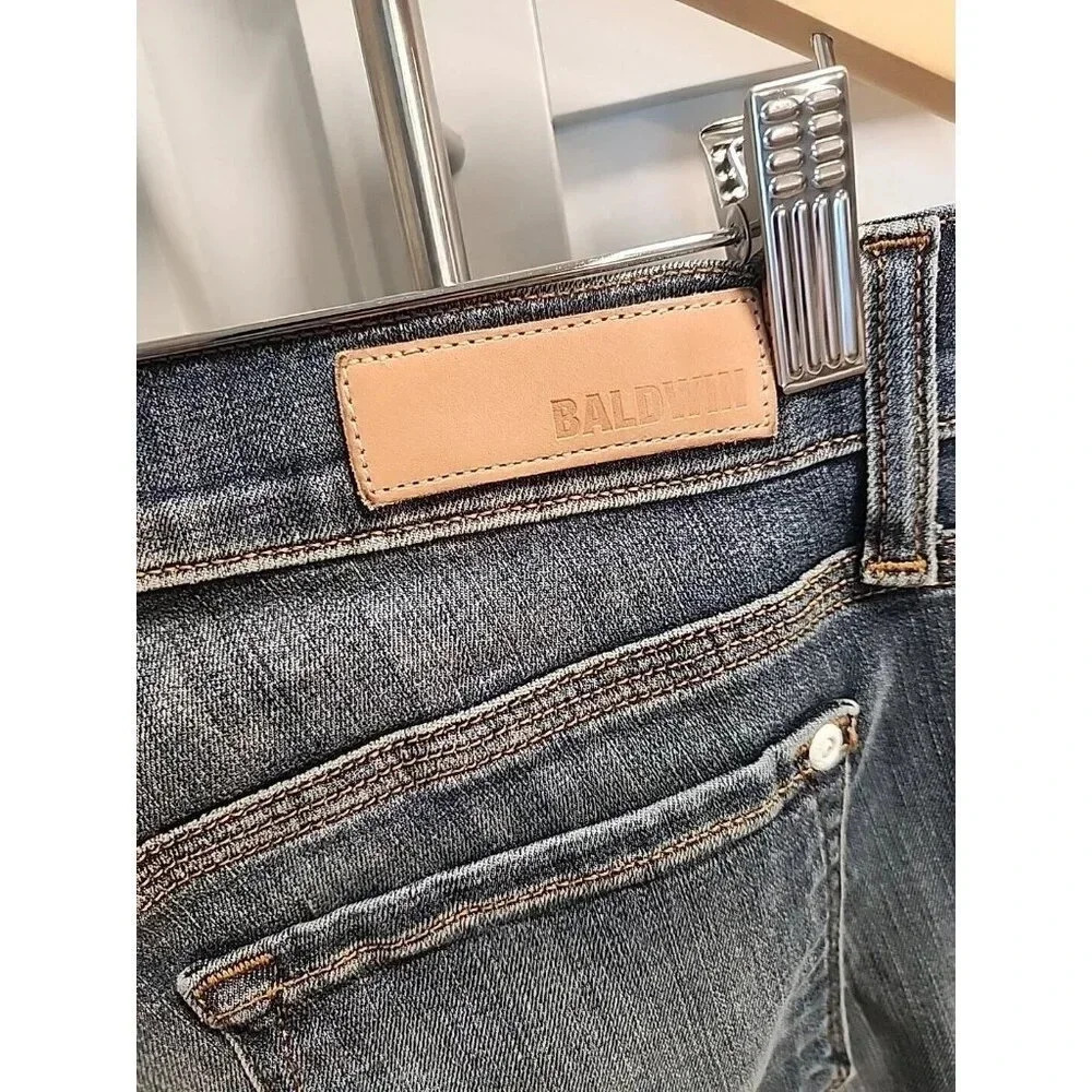 Baldwin The Ten Skinny Jeans Women's 8" Rise Distressed Sz 29 - Picture 4 of 9
